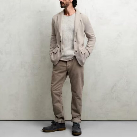 Ermenegildo Zegna Cashmere Cotton Trouser Pants Straight Tapered Leg Designer - Picture 11 of 13